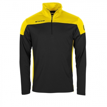Stanno Pride 1/4 Zip Top Schwarz-Gelb